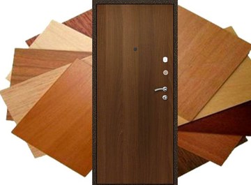 покрытие "ламинат" обивка дверей ламинатом
